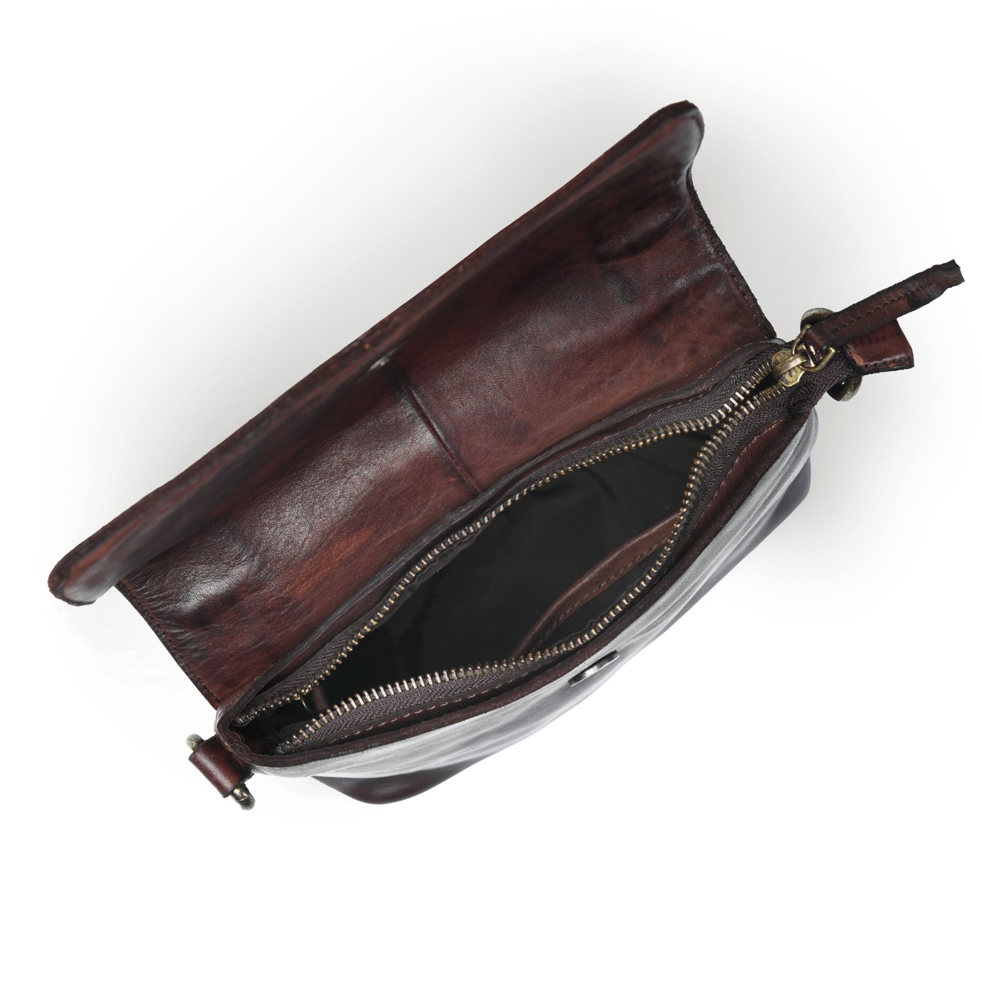 Verdant Crossbody Women's Leather Handbag - Brown Colour